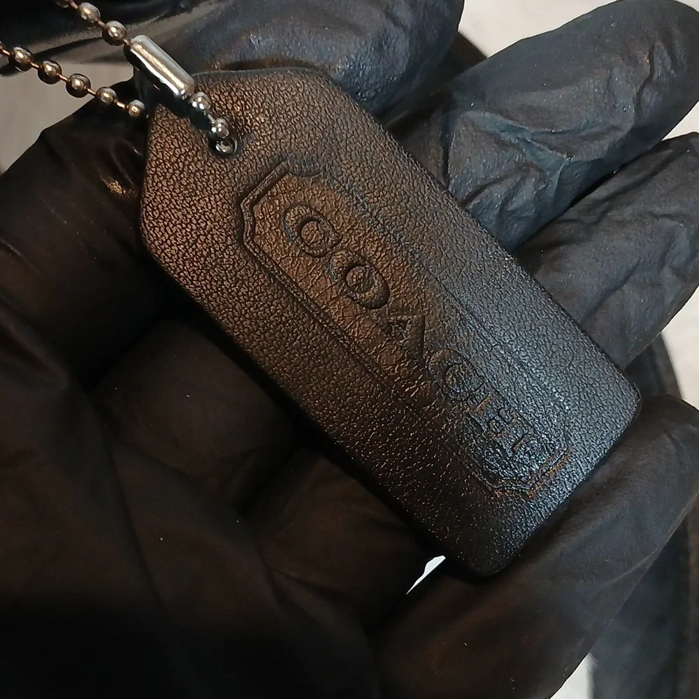 Coach Vintage Classic Leather/Nylon Black Leather Men's Bag
